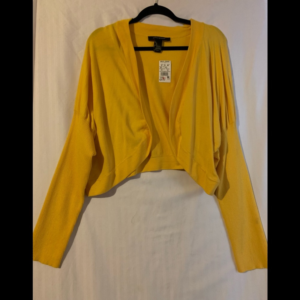 Ashley Stewart Long Ribbed Sleeve Sweater Shrug Size 22/24